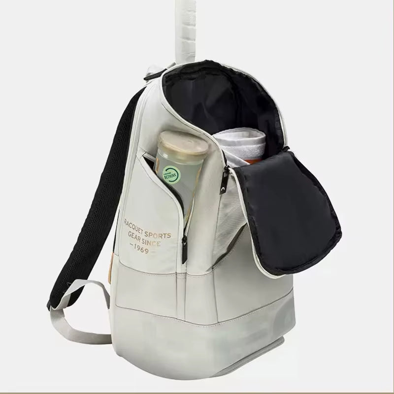 Genuine  Tennis Backpack Team Multi-Funtional Sports Badminton Racket Bag for 1-2 Pcs Padel with Shoes Bag