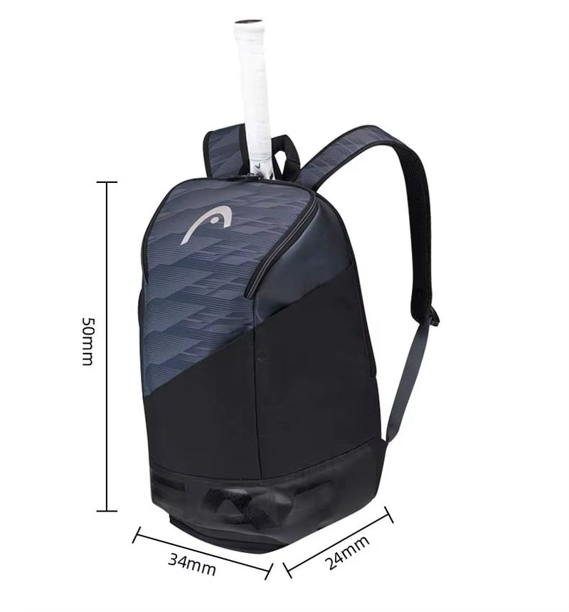 Genuine  Tennis Backpack Team Multi-Funtional Sports Badminton Racket Bag for 1-2 Pcs Padel with Shoes Bag